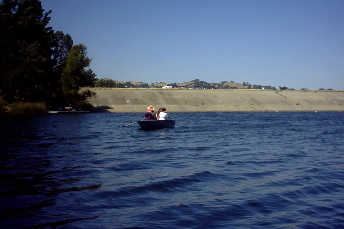 Rowboat on the Lafayette Reservoir